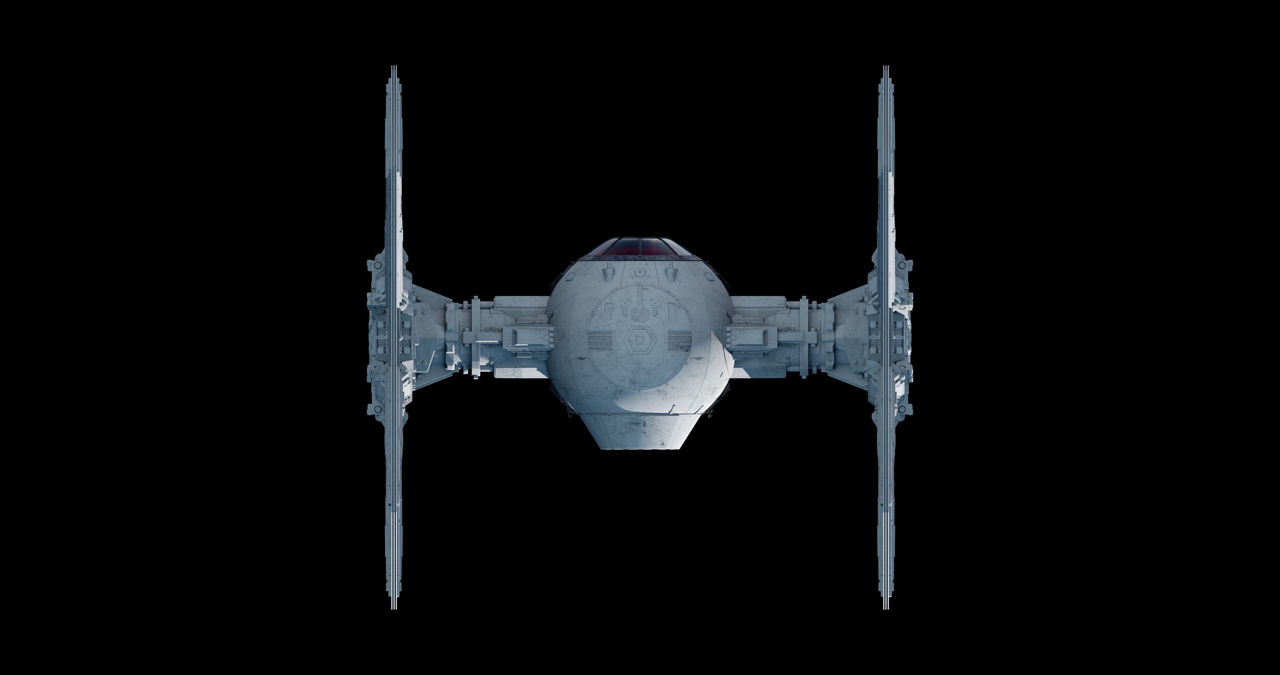 TIE Fighter 3D model_11