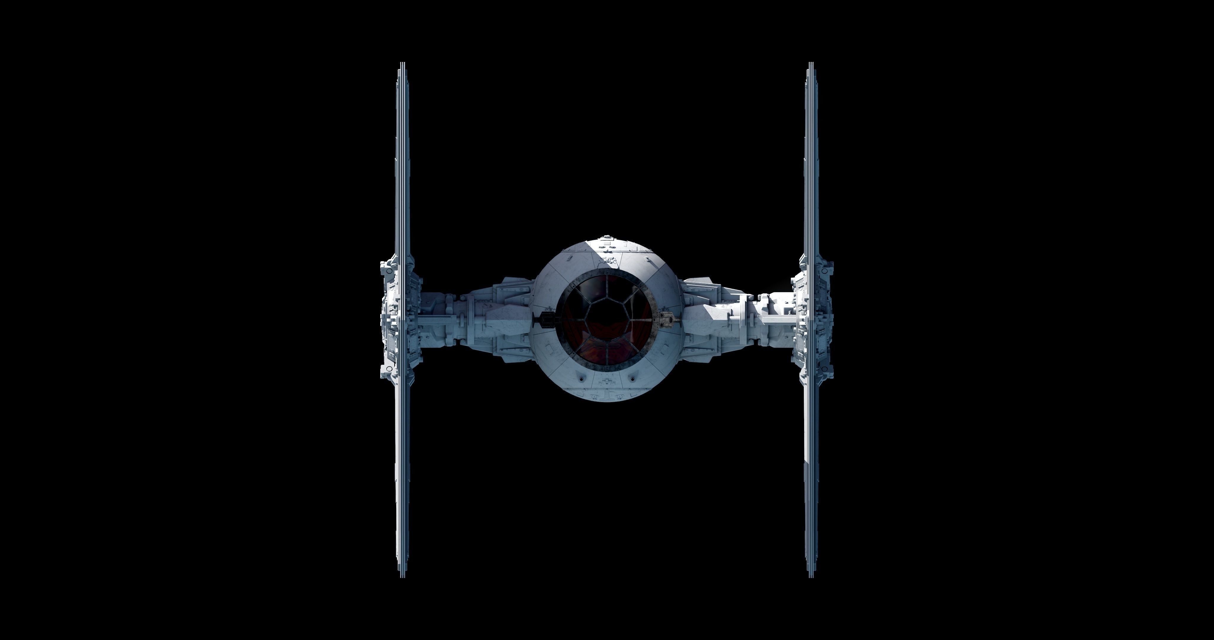 TIE Fighter 3D model_7
