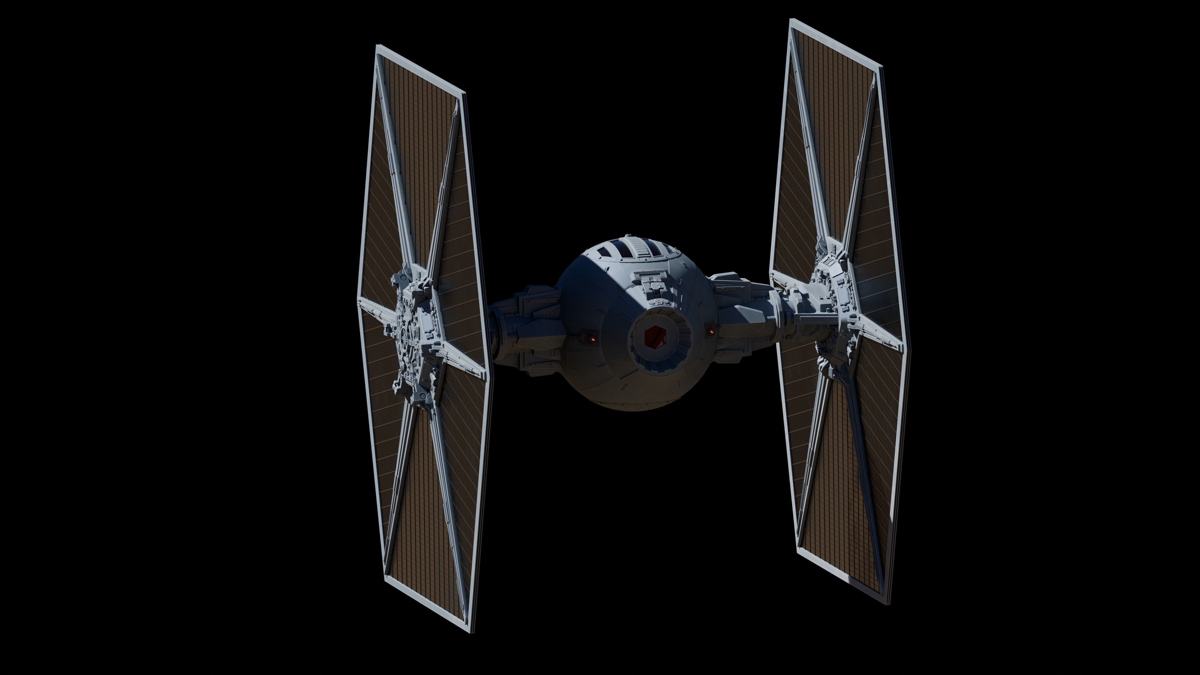 TIE Fighter 3D model_3