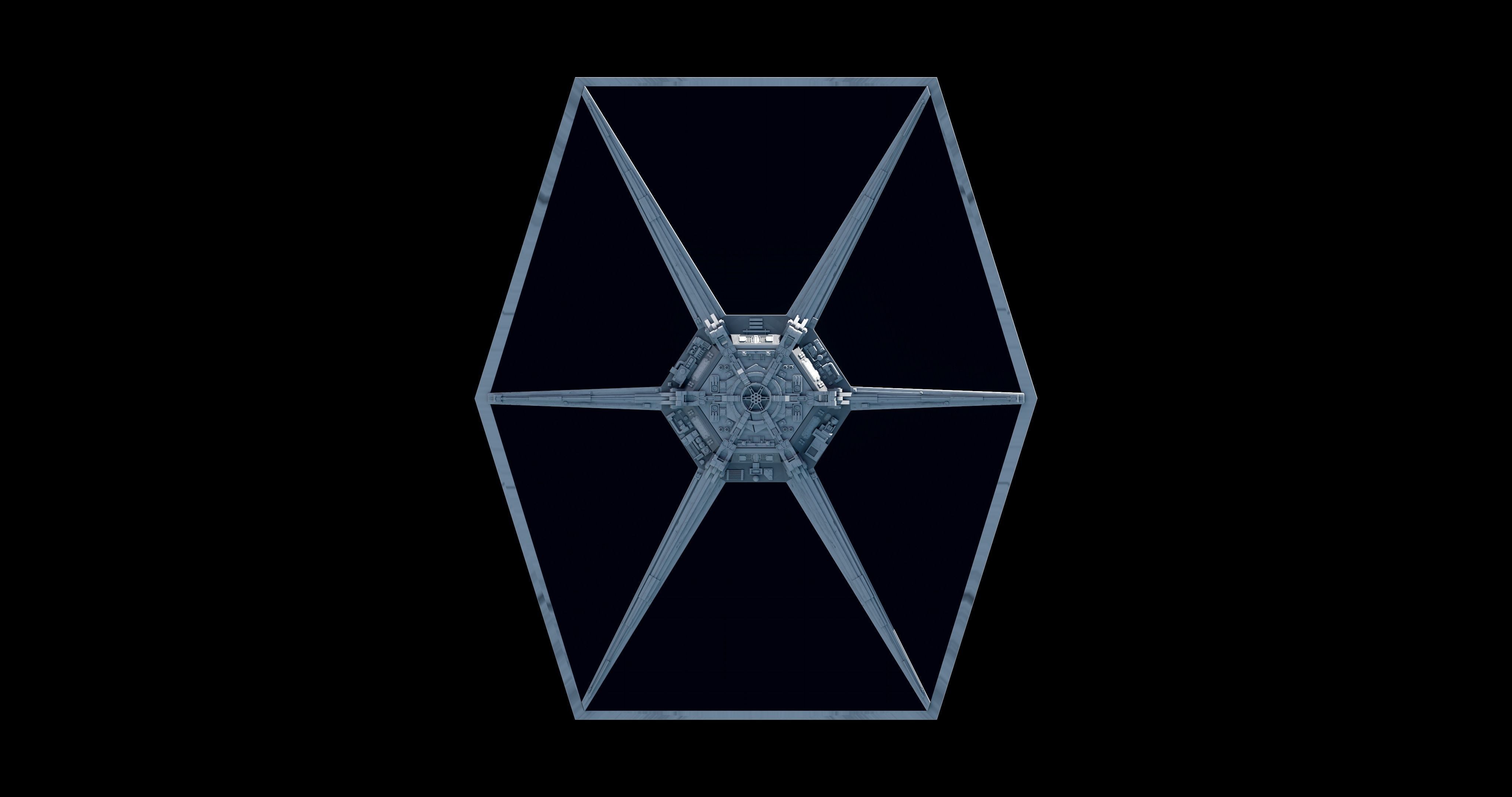 TIE Fighter 3D model_9