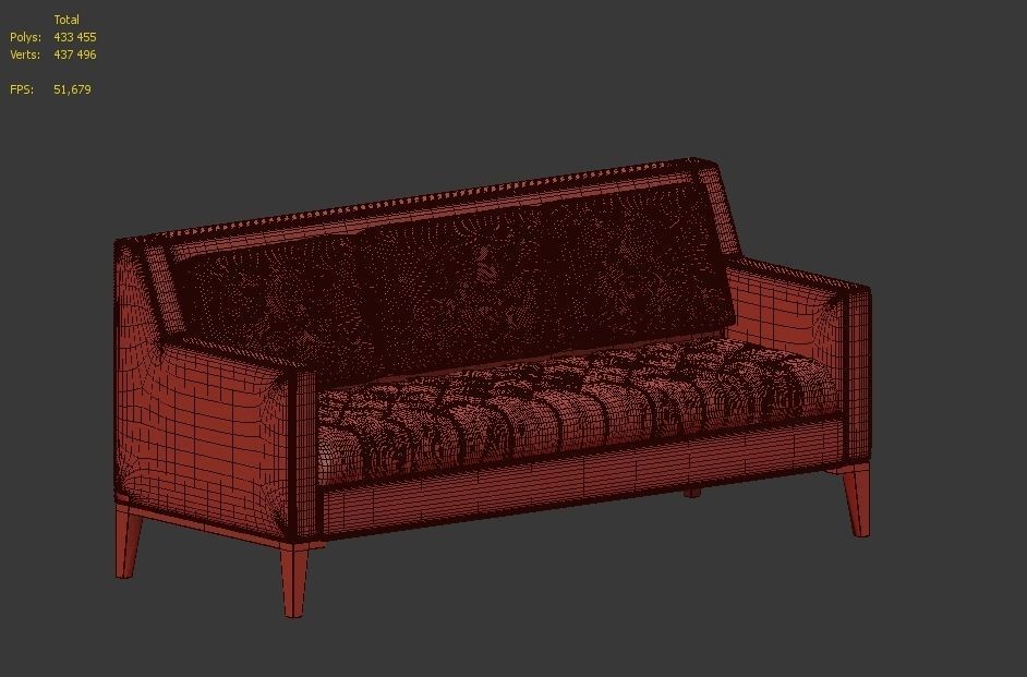 Hilton Sofa by Rooma Design 3D model_5