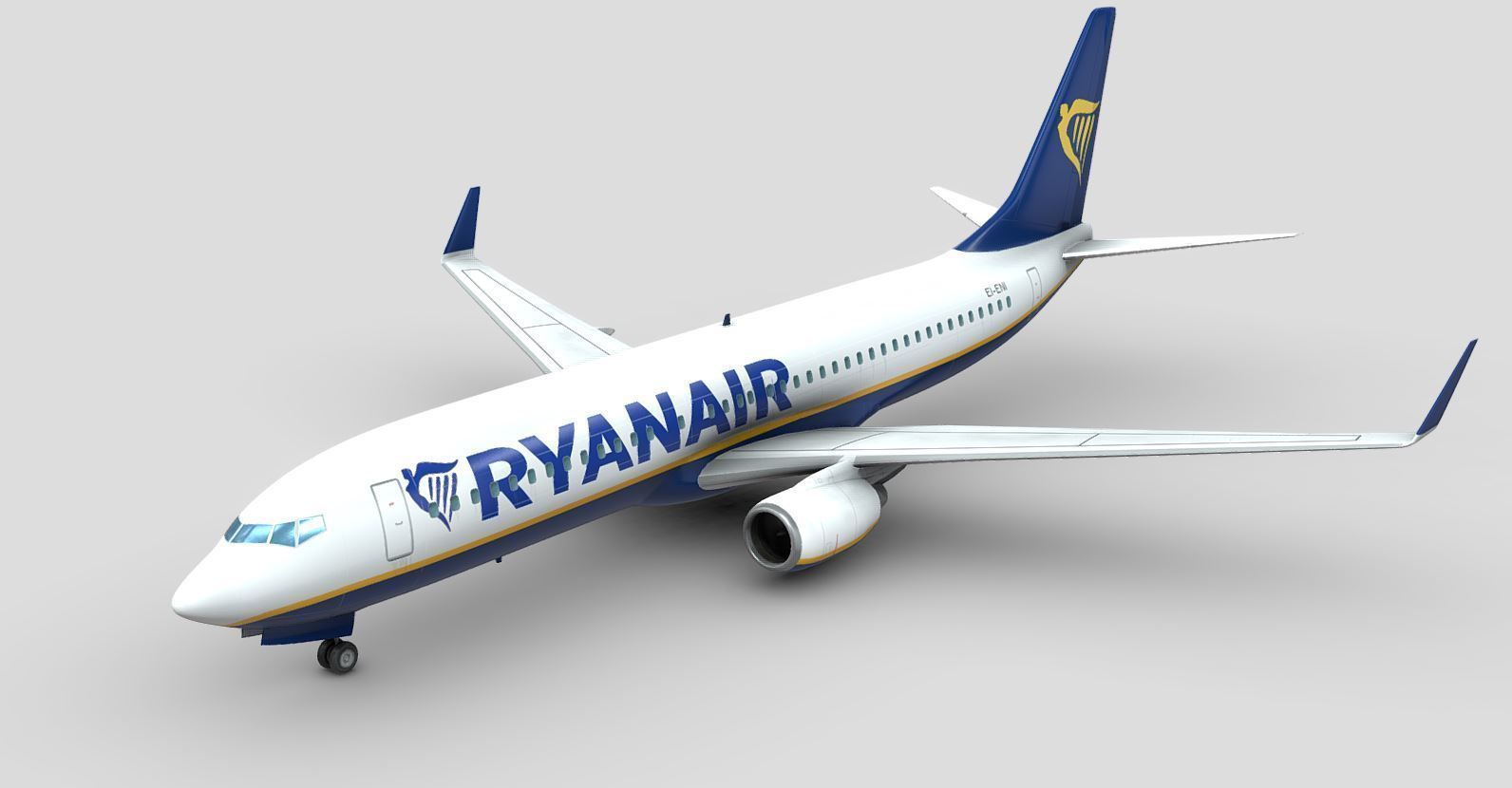 Boeing 737-800 Multi Livery Low-poly 3D model_2