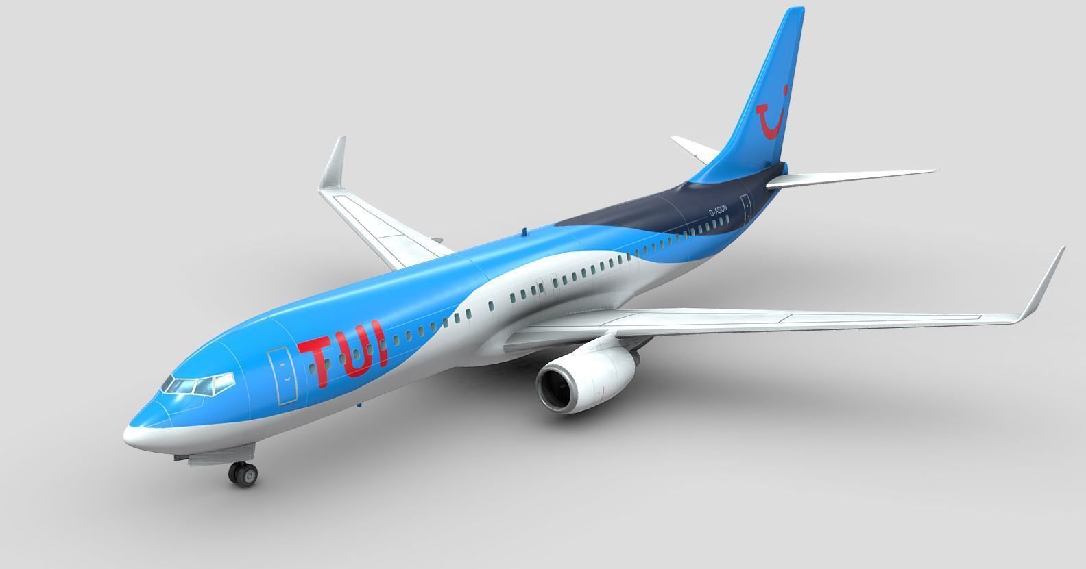 Boeing 737-800 Multi Livery Low-poly 3D model_7