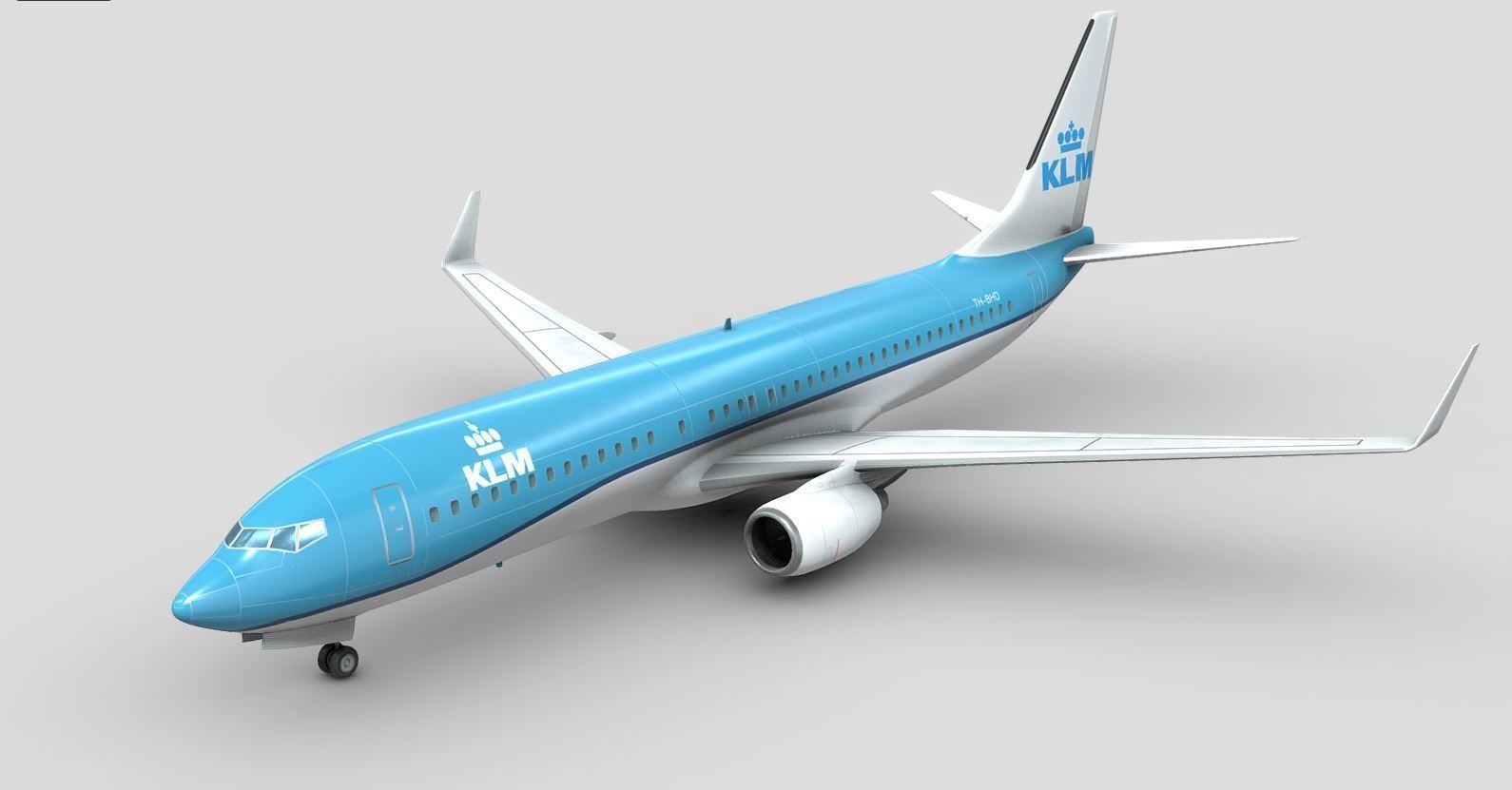 Boeing 737-800 Multi Livery Low-poly 3D model_6