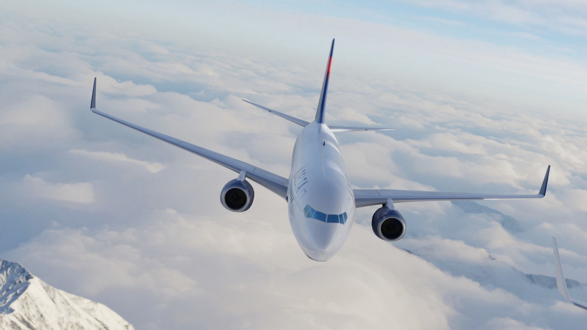 Boeing 737-800 Multi Livery Low-poly 3D model_9