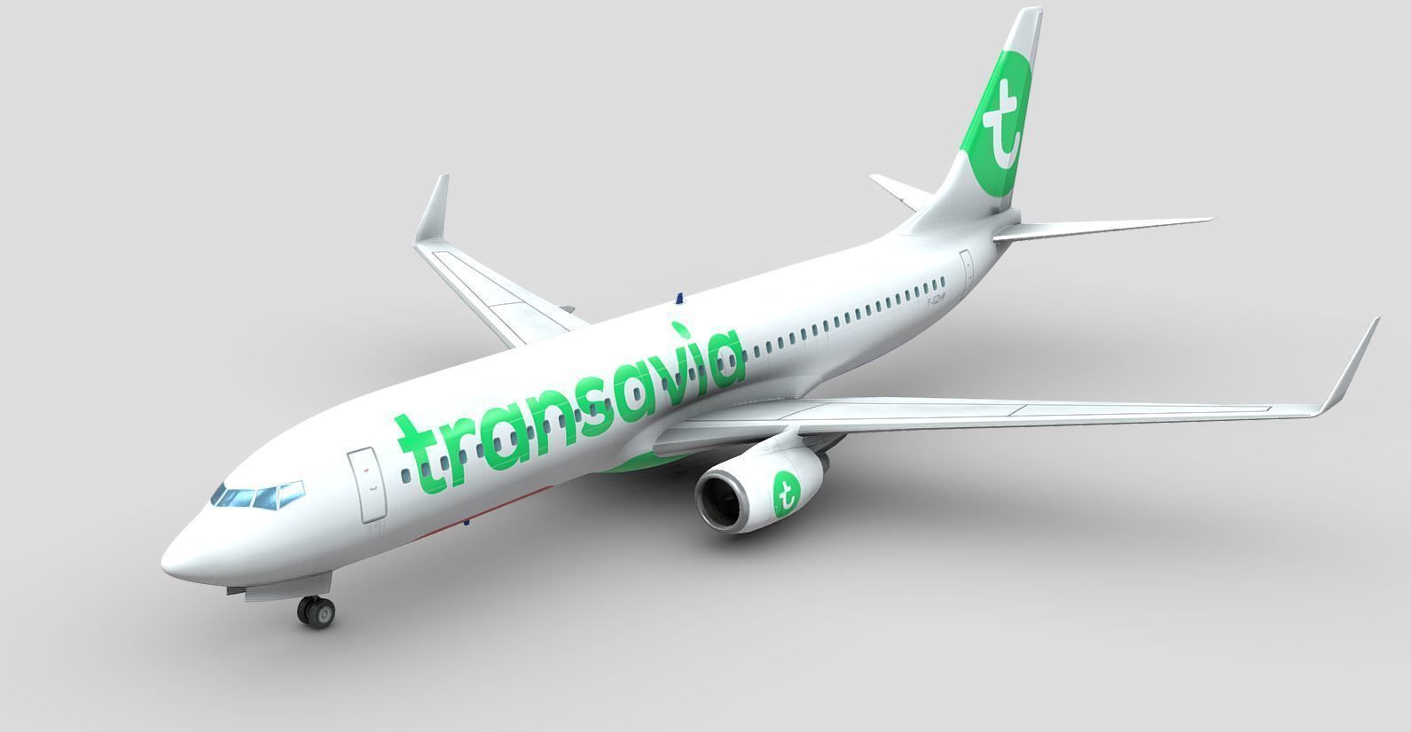Boeing 737-800 Multi Livery Low-poly 3D model_3
