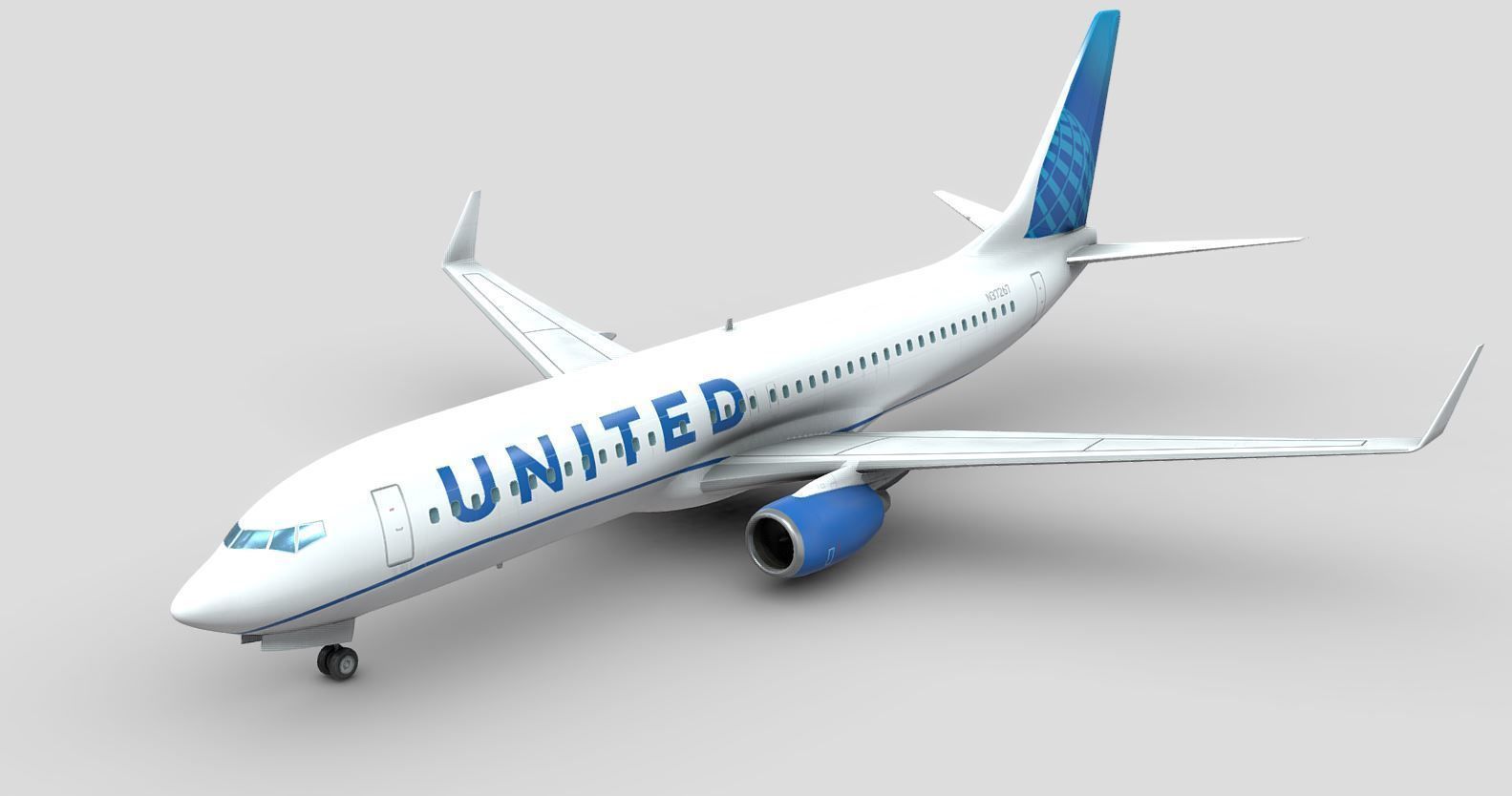 Boeing 737-800 Multi Livery Low-poly 3D model_5