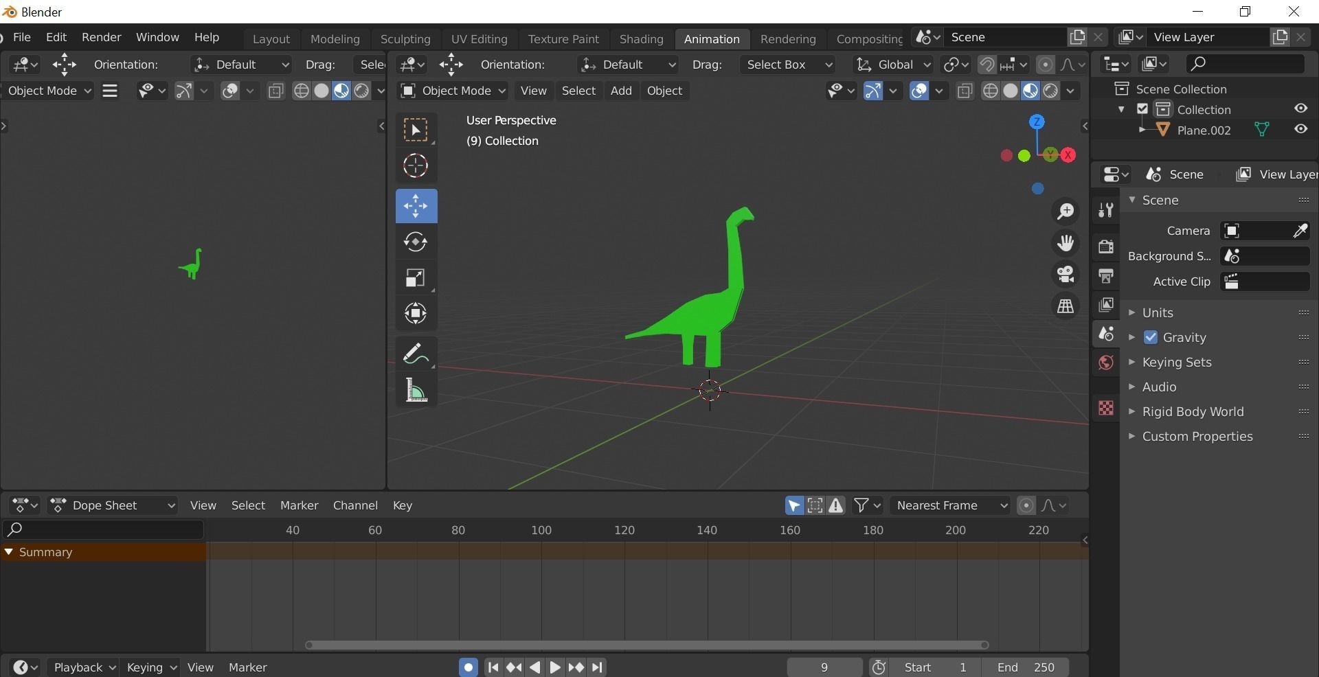 Brachiasaurs computer screen showing animation Free low-poly 3D model_1