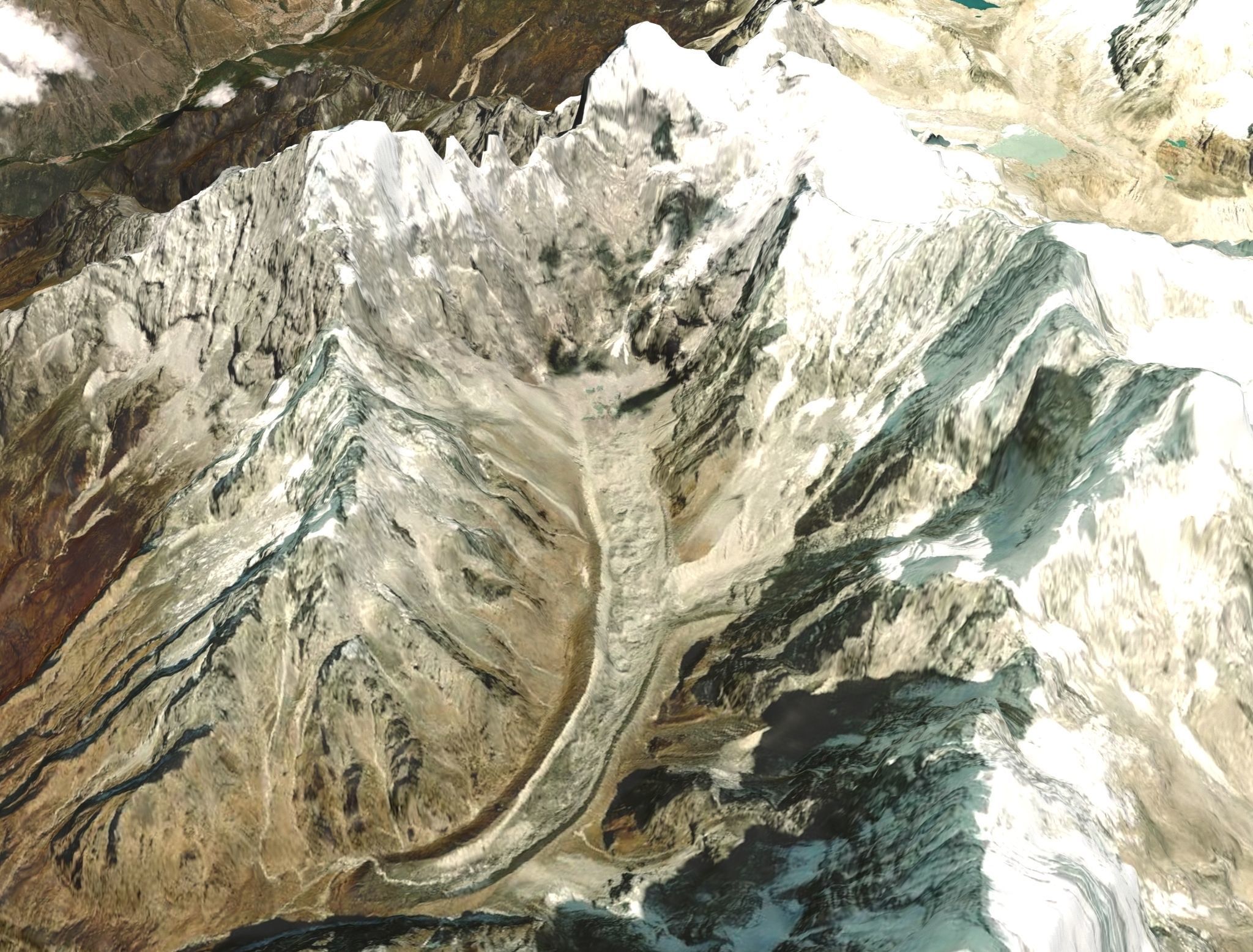 Mountain landscape 3D model_1