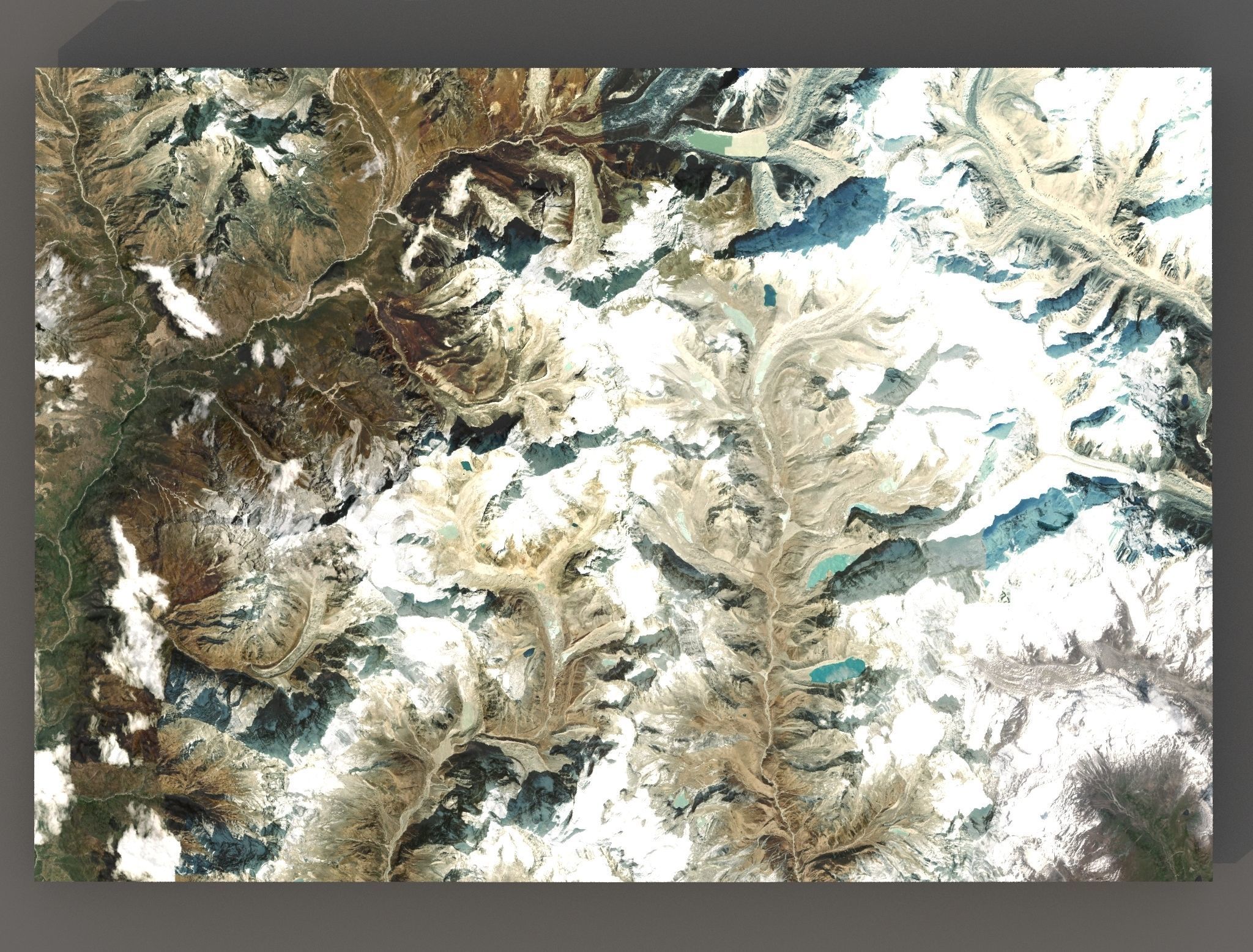 Mountain landscape 3D model_8