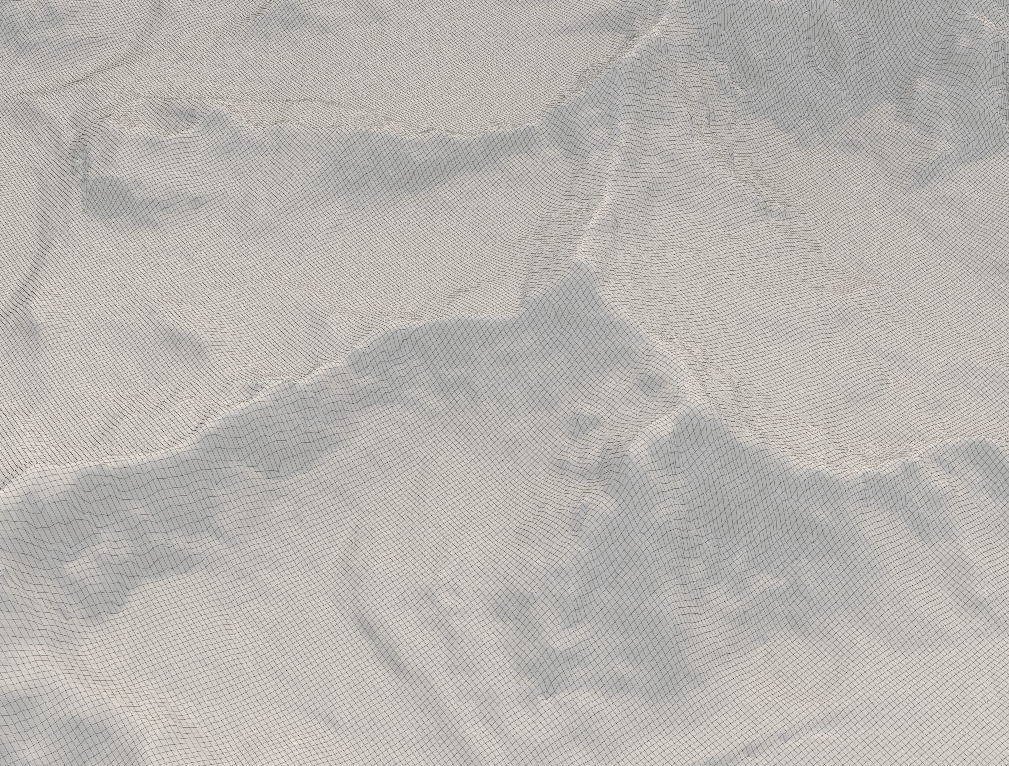 Mountain landscape 3D model_9