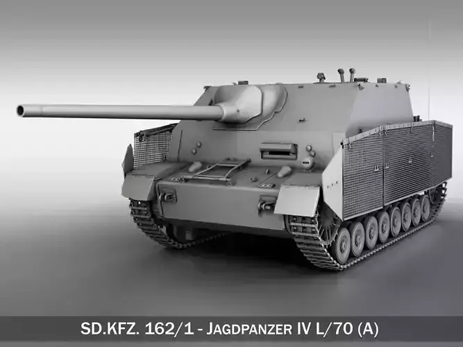 SDKFZ 162 Jagdpanzer IV L70A  3D model