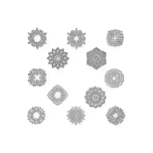 Decorations 01 Set 3D model