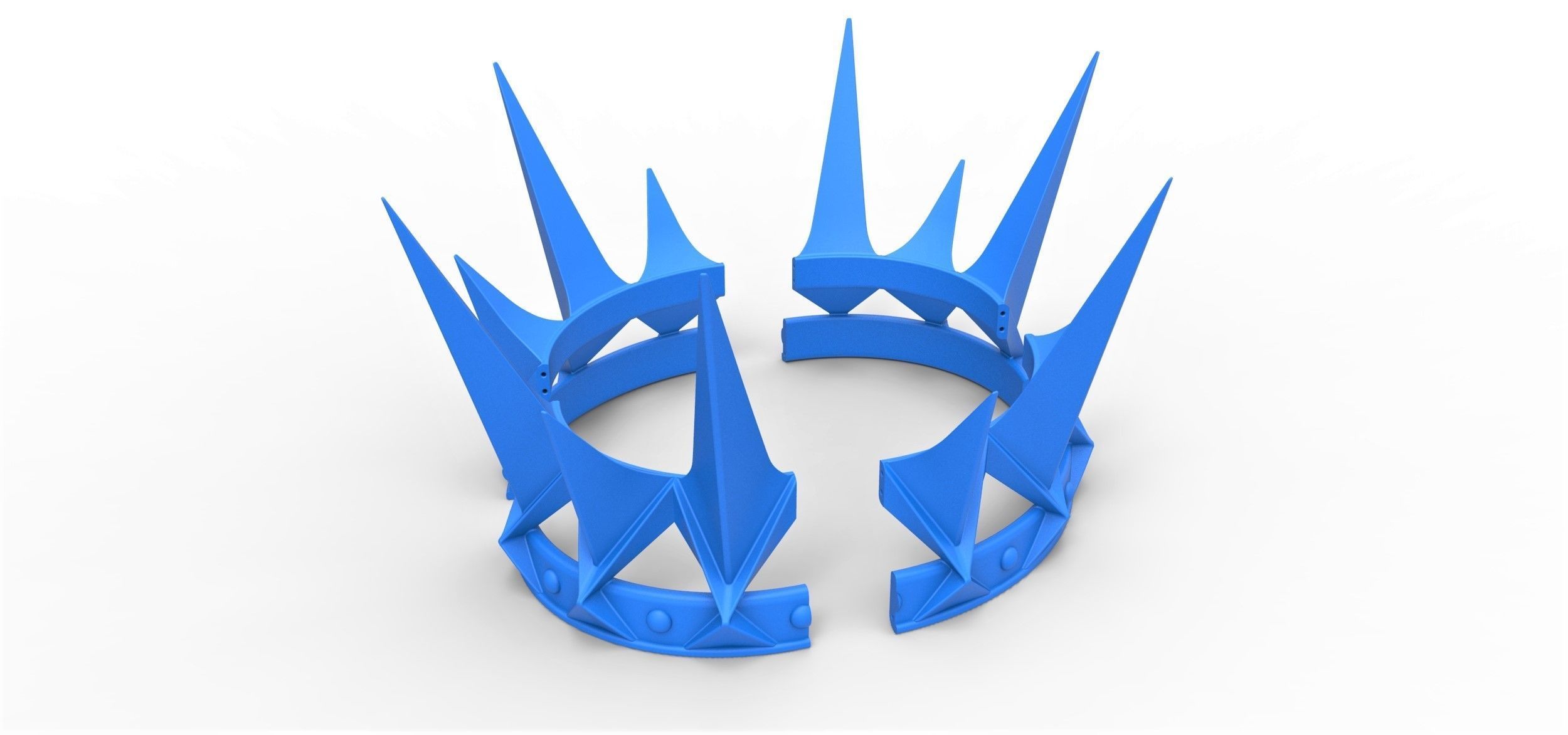 Black Crown of Ravenna from Snow White and the Huntsman 3D print model_9