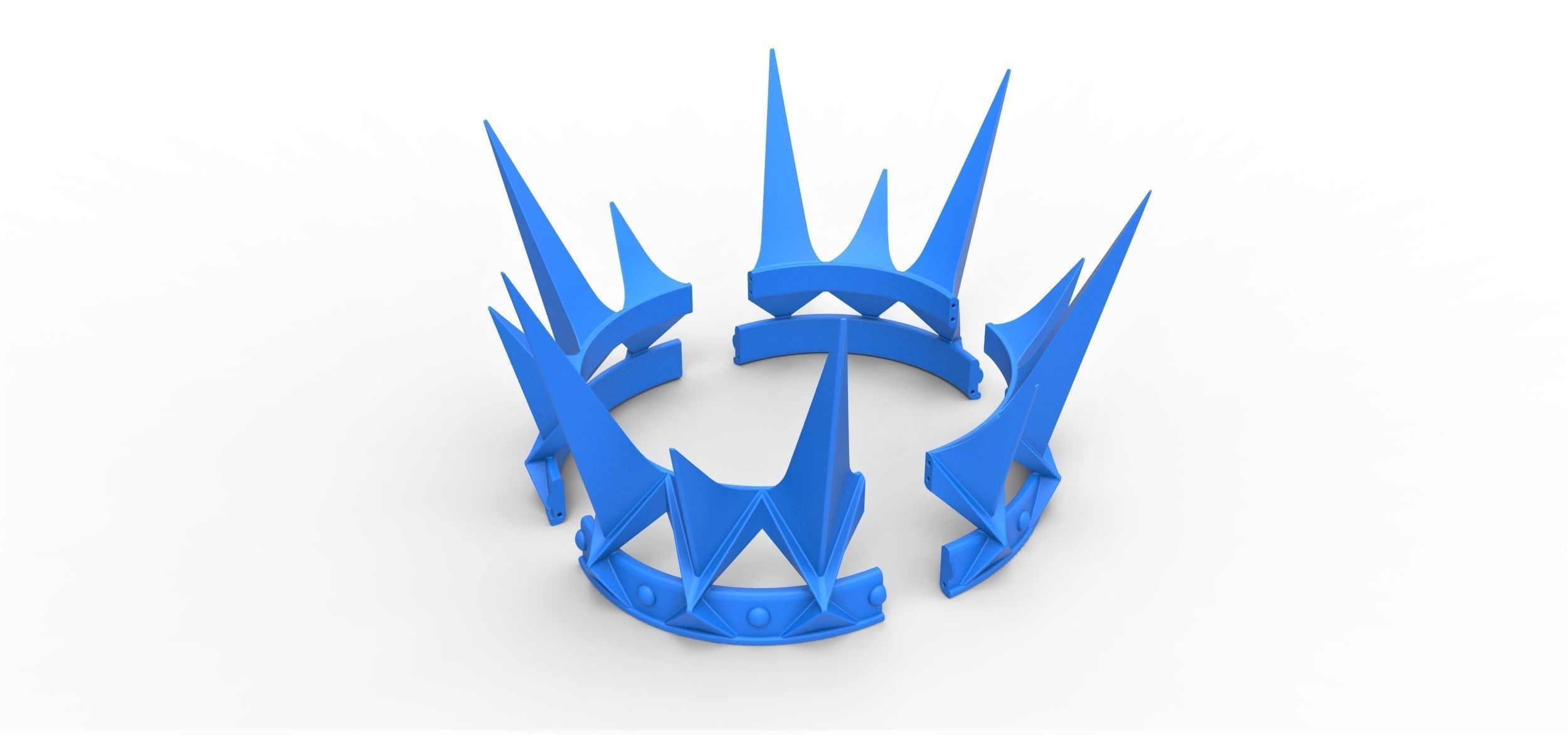 Black Crown of Ravenna from Snow White and the Huntsman 3D print model_11