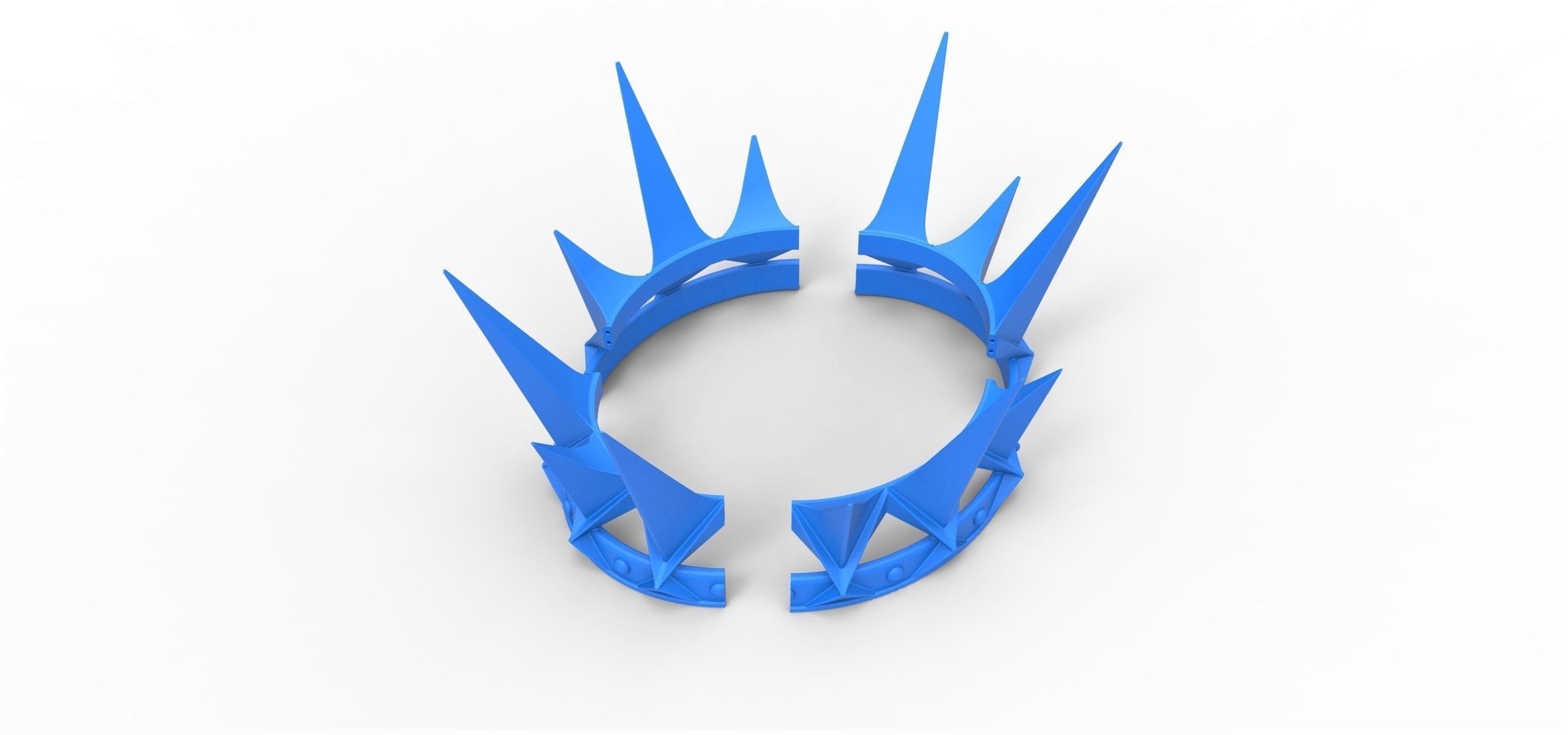 Black Crown of Ravenna from Snow White and the Huntsman 3D print model_10
