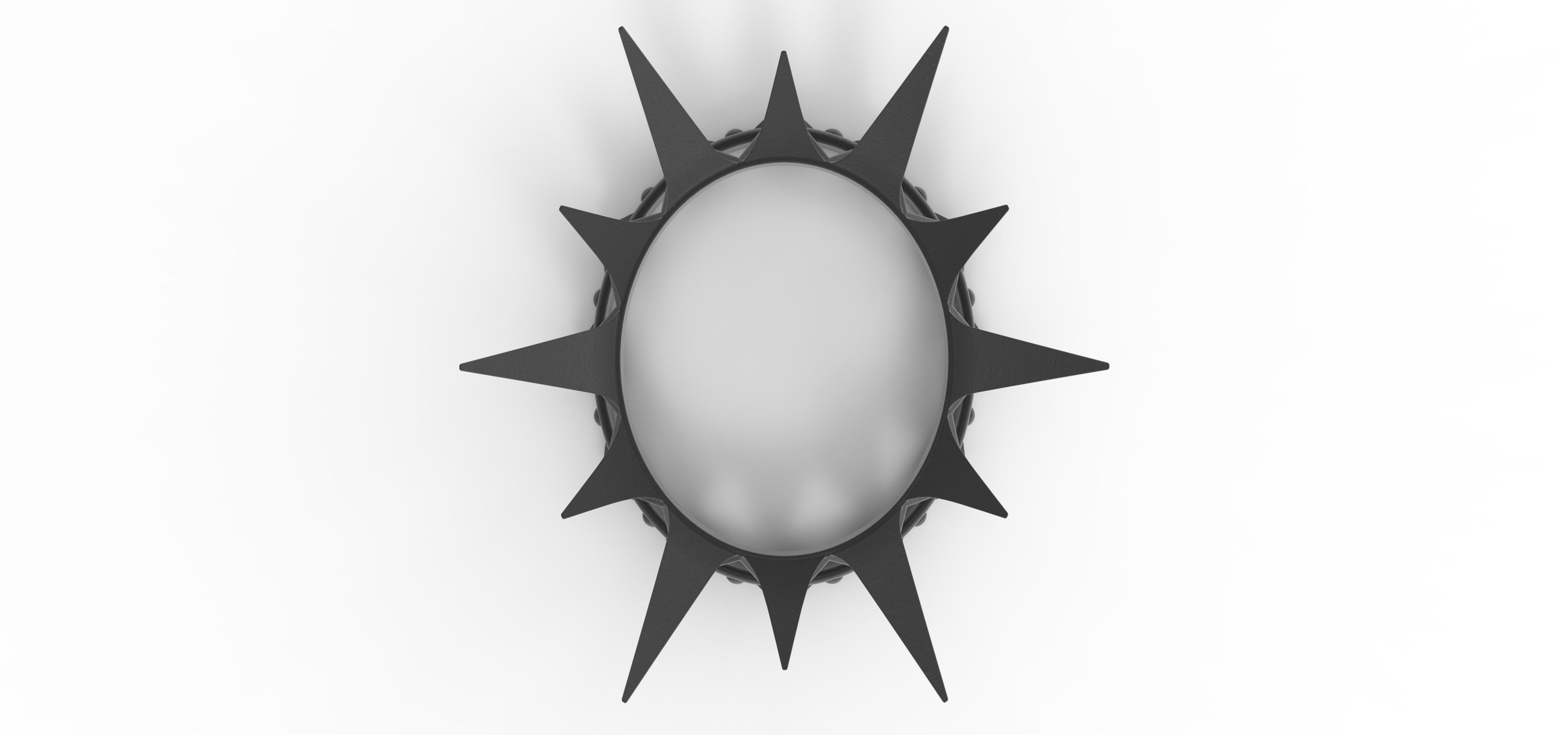 Black Crown of Ravenna from Snow White and the Huntsman 3D print model_3