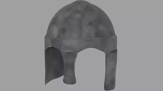 Viking Helmet Mesh Free low-poly 3D model