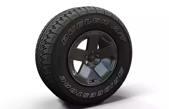 Offroad Wrangler wheel 3D model