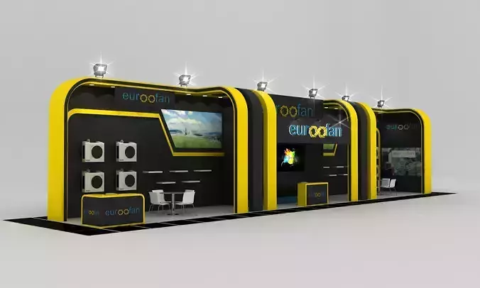 Eurofan Size 20 m x 3 m 3D model