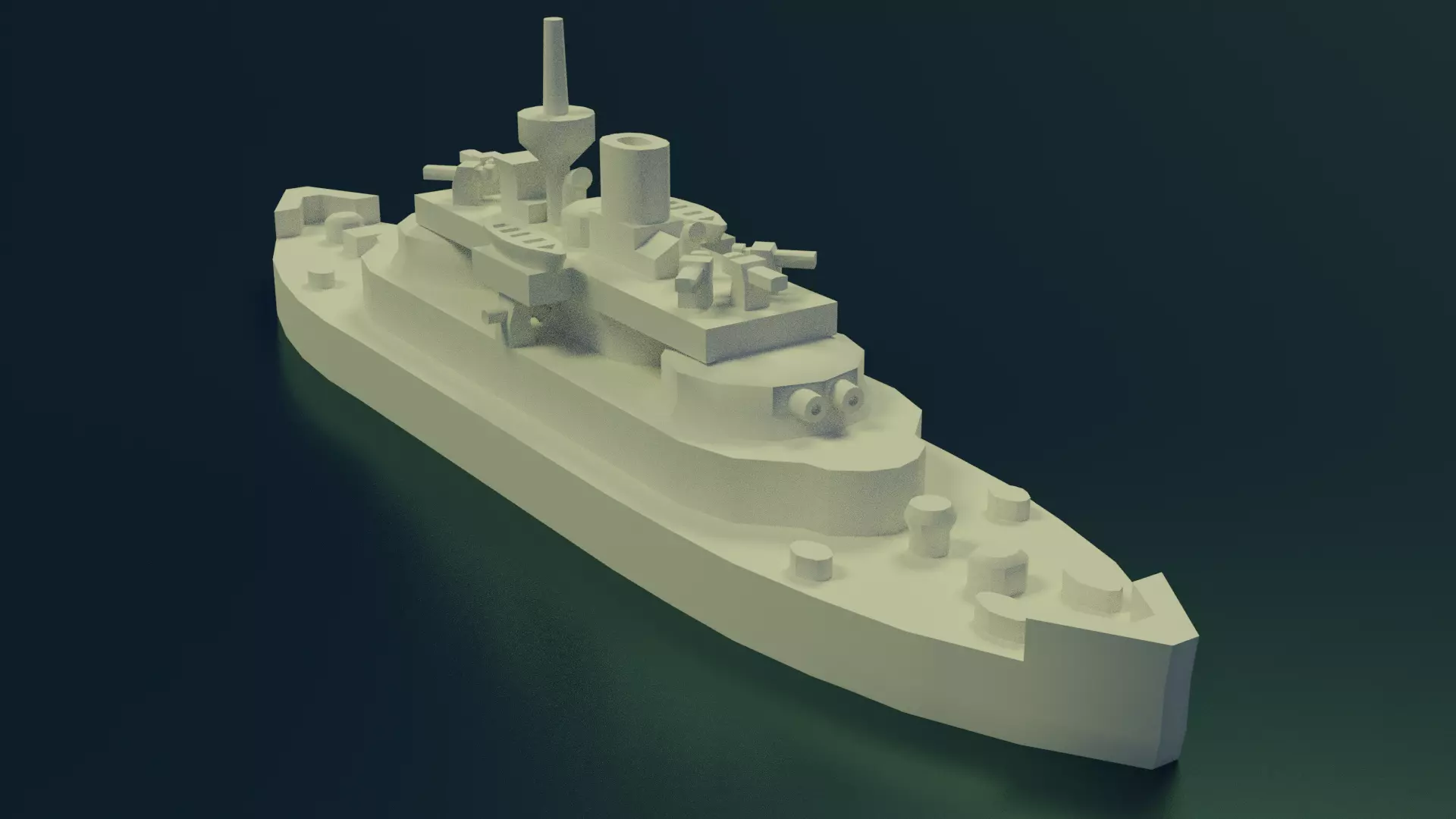 Monitor Cerberus 1868 3D print model