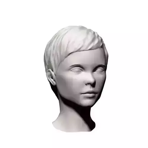 Young Girl head 001