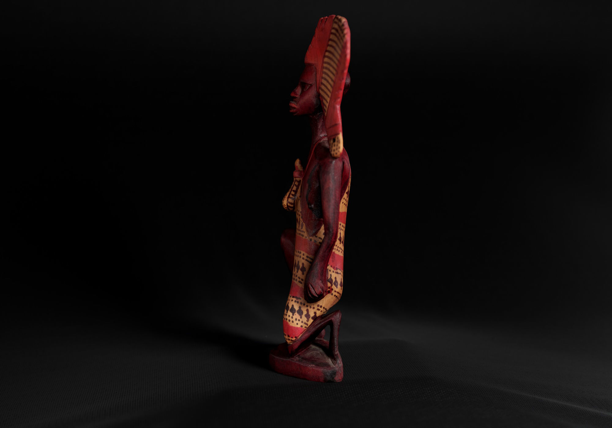 Decoration - African Statue 04 -  Low-poly 3D model_14