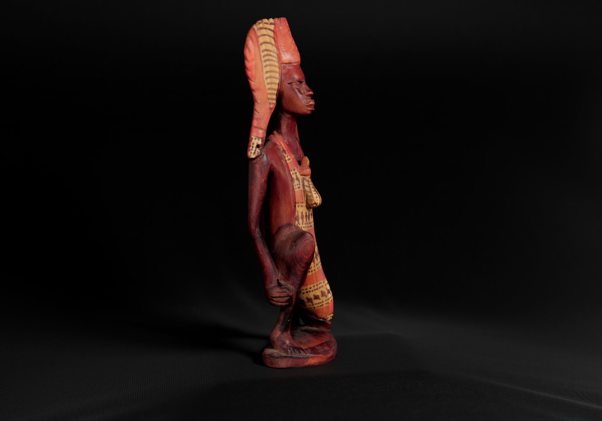 Decoration - African Statue 04 -  Low-poly 3D model_3
