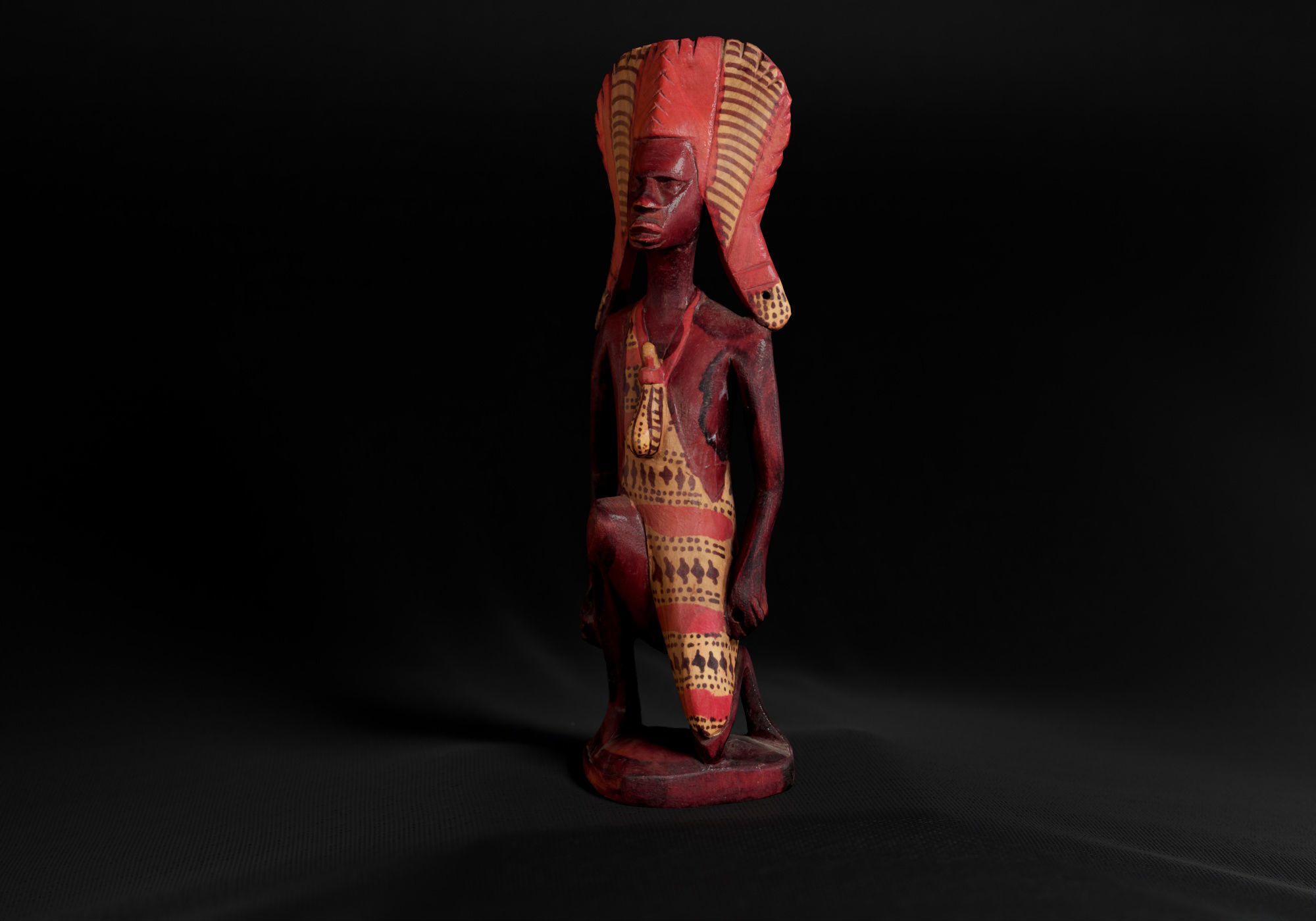 Decoration - African Statue 04 -  Low-poly 3D model_17