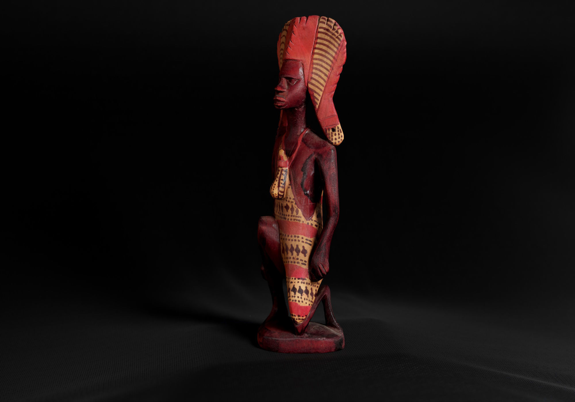Decoration - African Statue 04 -  Low-poly 3D model_16