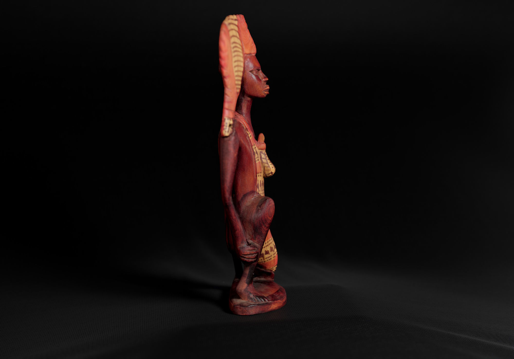 Decoration - African Statue 04 -  Low-poly 3D model_4