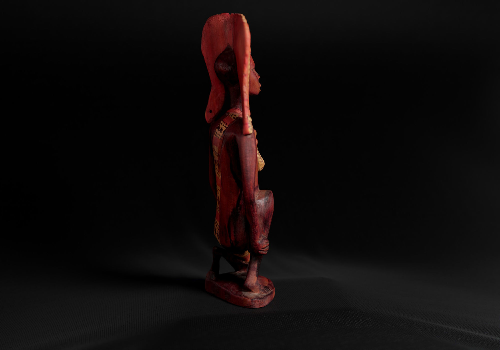 Decoration - African Statue 04 -  Low-poly 3D model_6