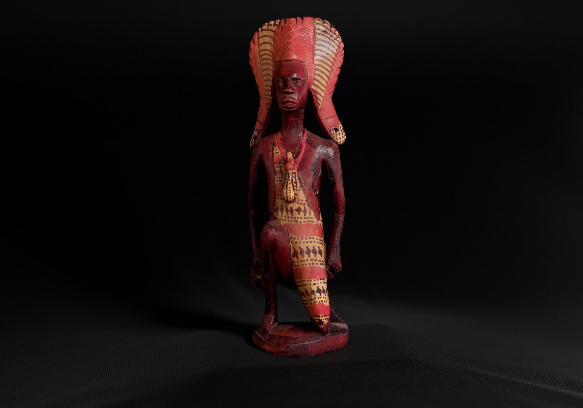 Decoration - African Statue 04 -  Low-poly 3D model_18