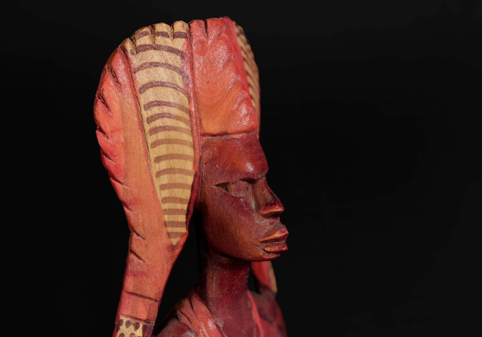 Decoration - African Statue 04 -  Low-poly 3D model_20