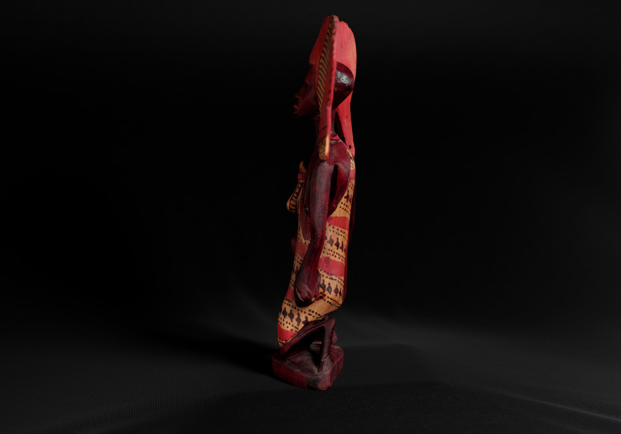 Decoration - African Statue 04 -  Low-poly 3D model_13
