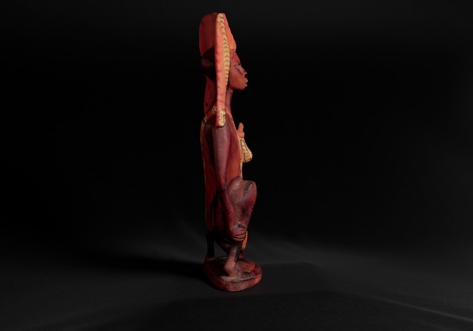 Decoration - African Statue 04 -  Low-poly 3D model_5