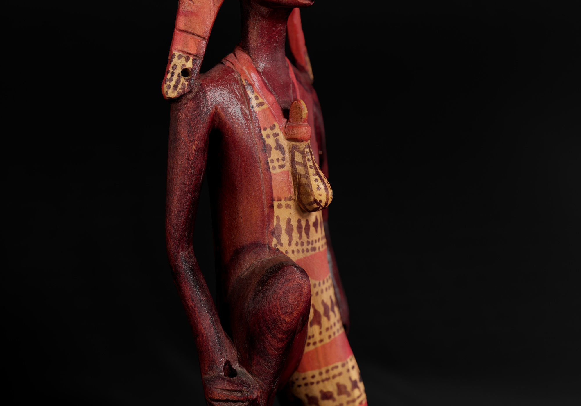 Decoration - African Statue 04 -  Low-poly 3D model_27