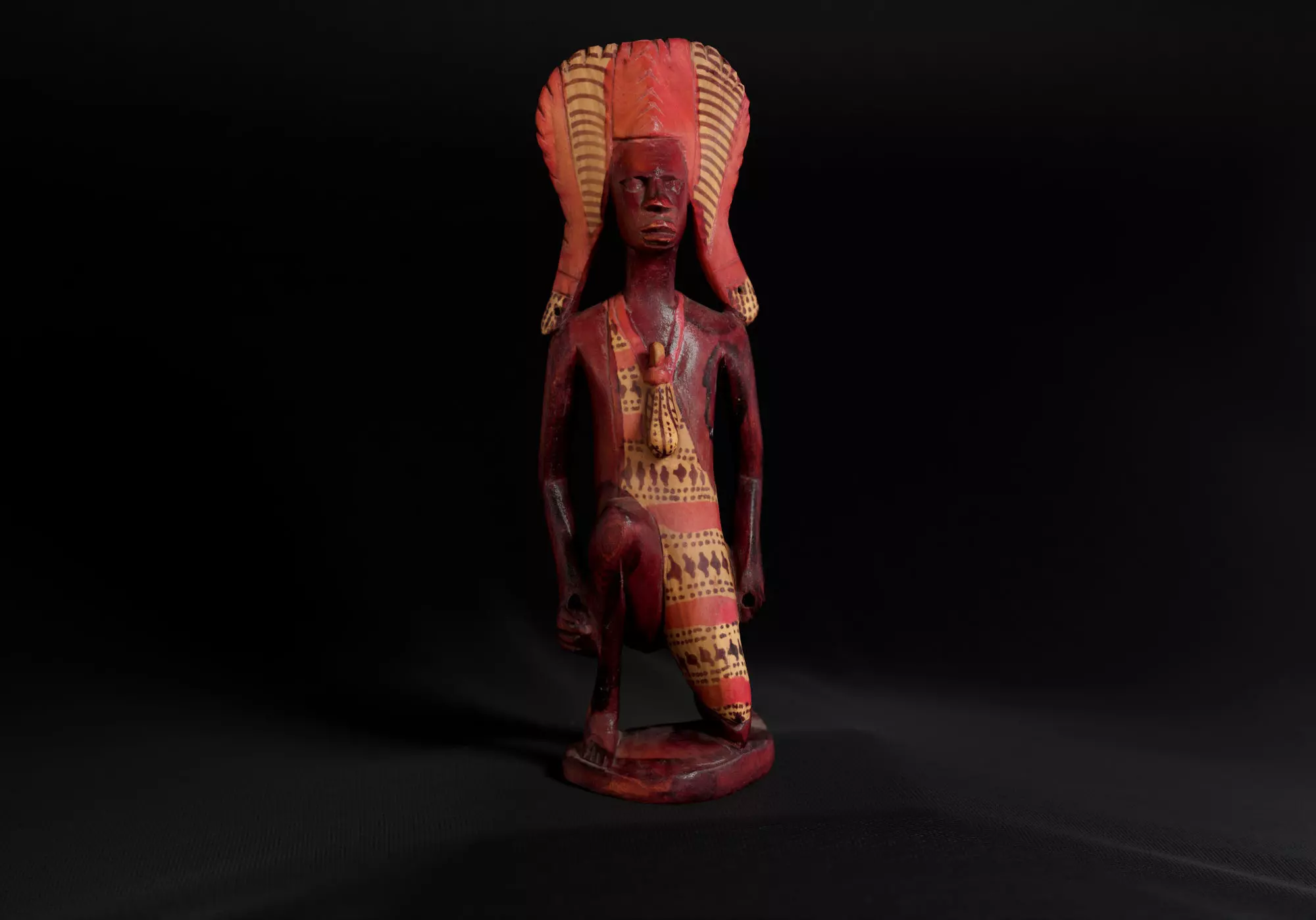 Decoration - African Statue 04 -  Low-poly 3D model_0
