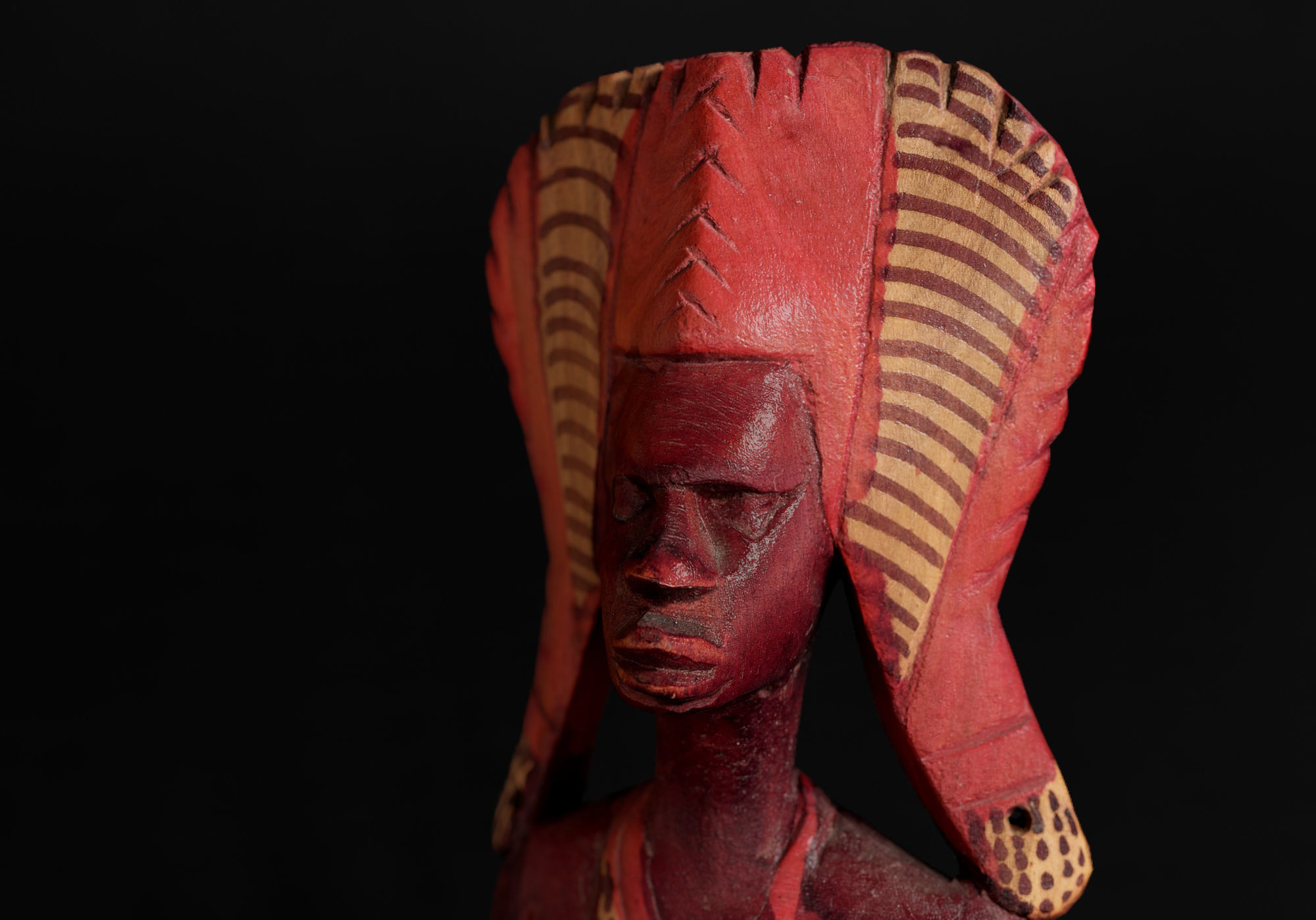 Decoration - African Statue 04 -  Low-poly 3D model_25
