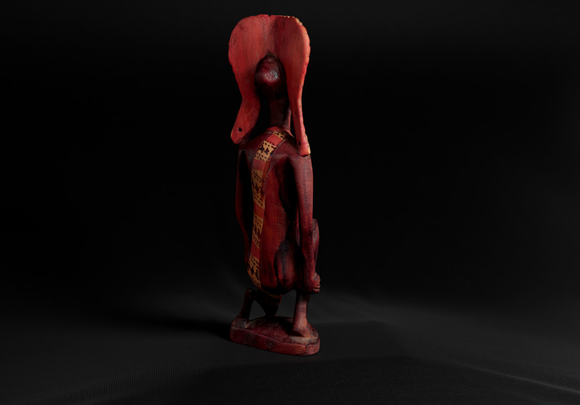 Decoration - African Statue 04 -  Low-poly 3D model_7