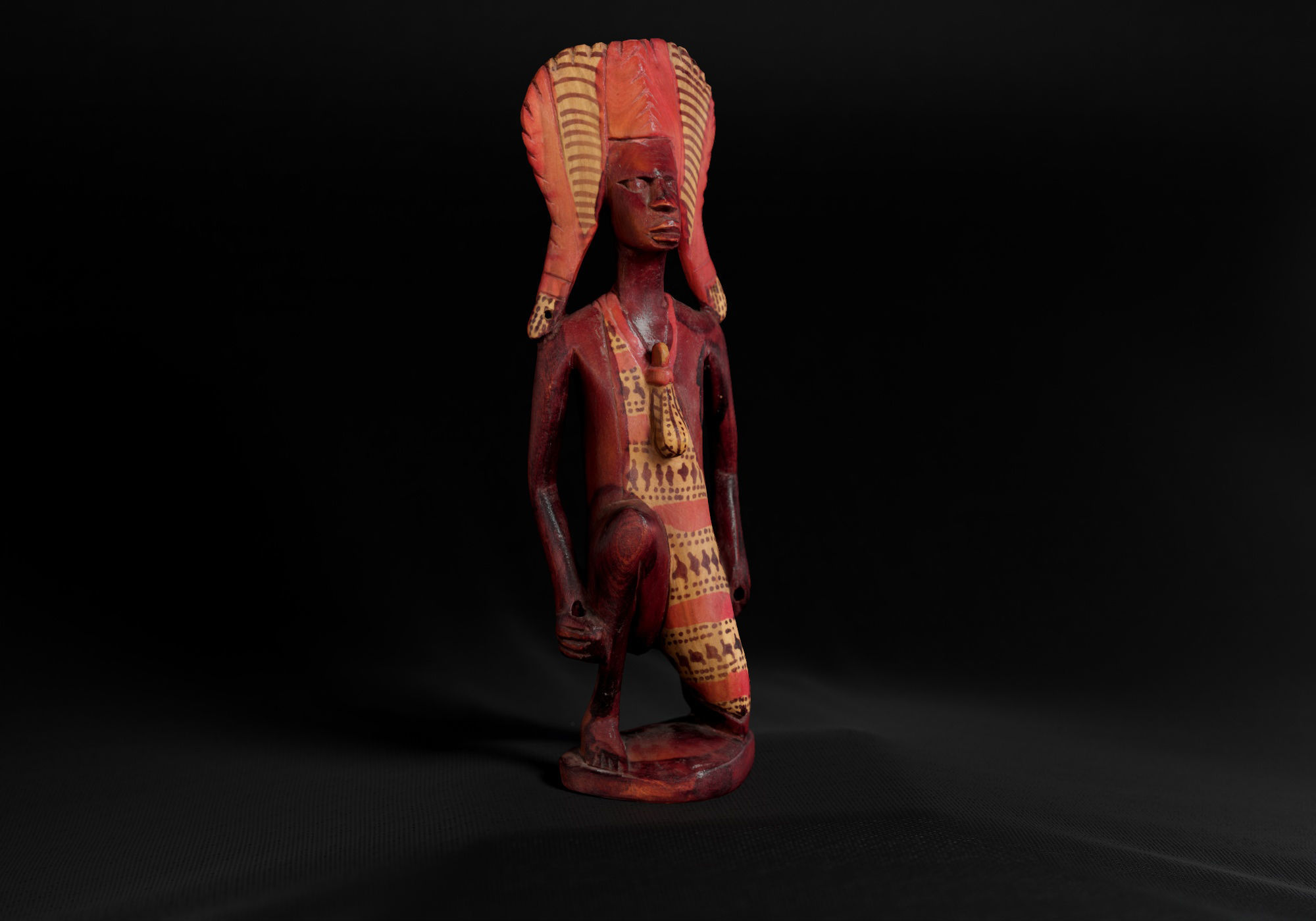 Decoration - African Statue 04 -  Low-poly 3D model_1