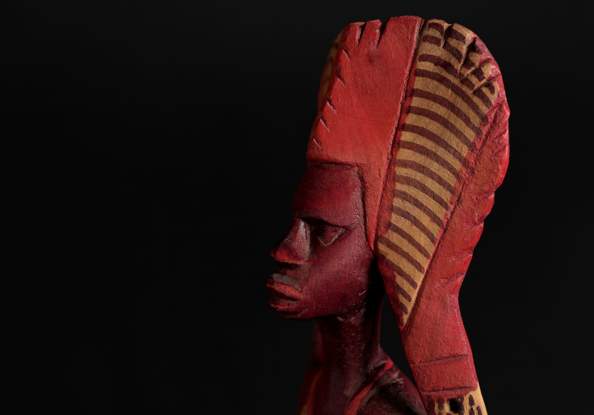 Decoration - African Statue 04 -  Low-poly 3D model_24