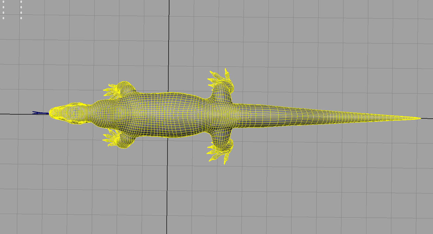 dragon komodo 3d model 3D model_6