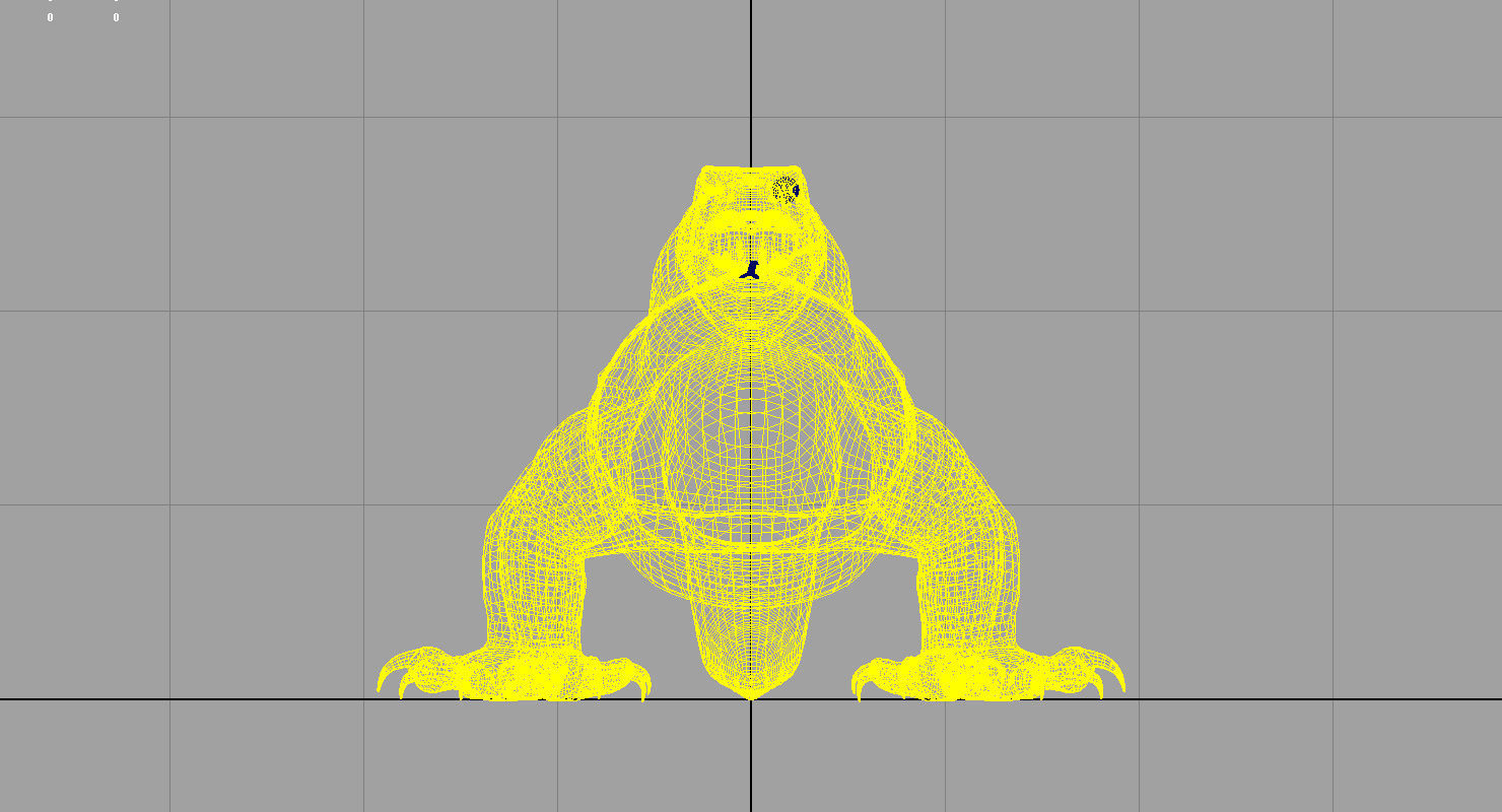 dragon komodo 3d model 3D model_5