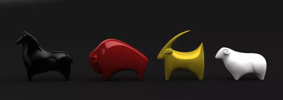 Contemporary Animals Collection Free 3D print model