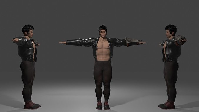 man charcter  3D model