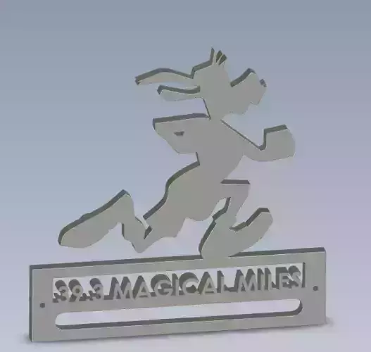 RunGoofy Medal Hanger  3D print model
