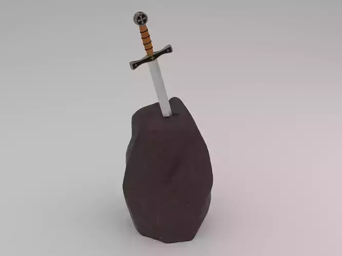 Sword 1 on rock