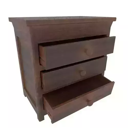 Old wooden chest of drawers