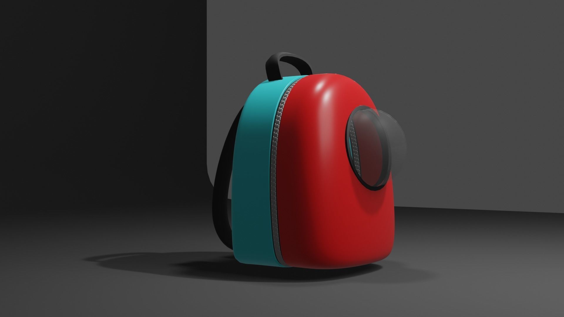 Backpack pet carrier model A 3D model_18
